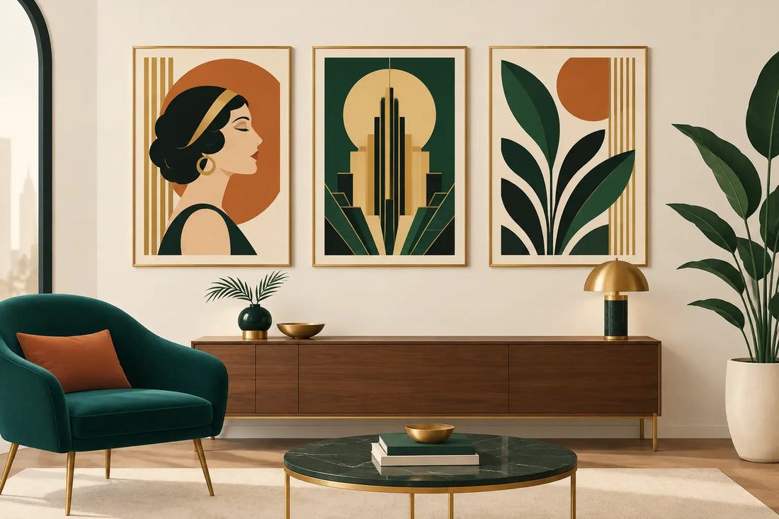 Neo Deco Art Prints for Walls With Character