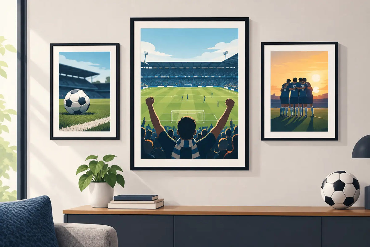 Football Matchday Memory Print Ideas for Your Wall