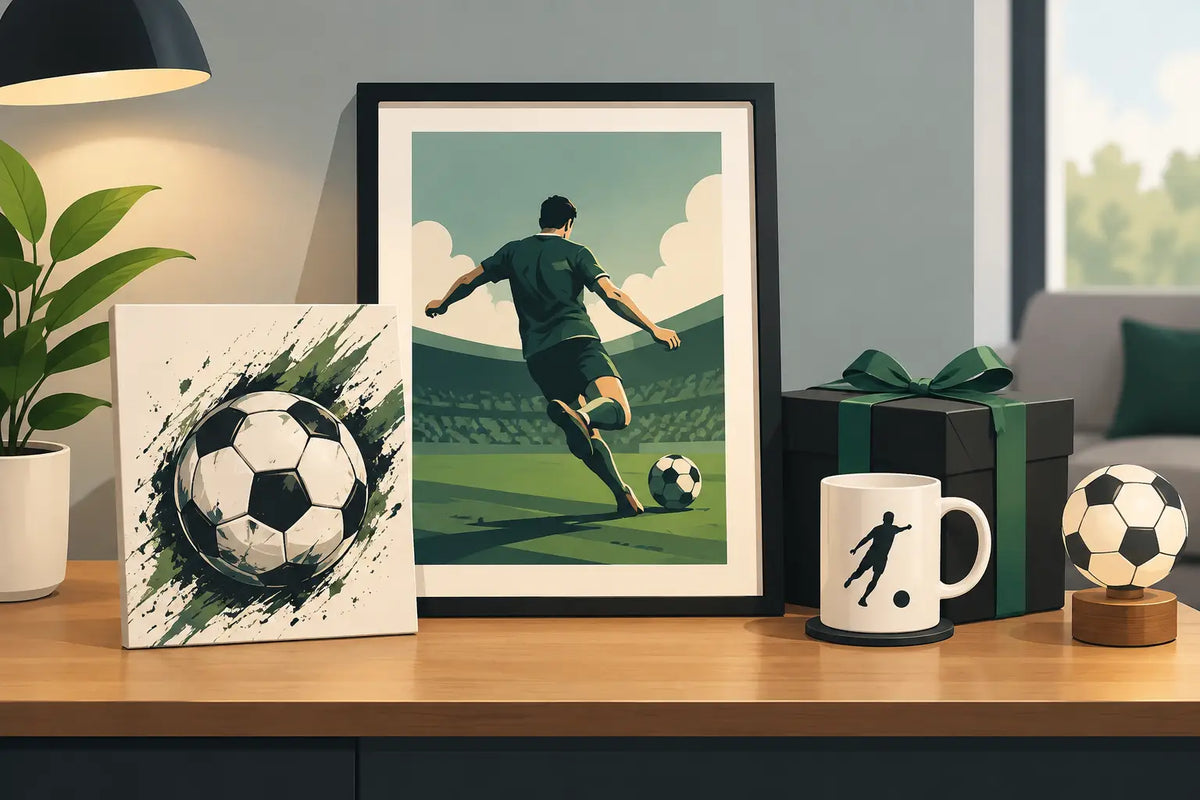 Football Art Gifts for Him That Feel Personal