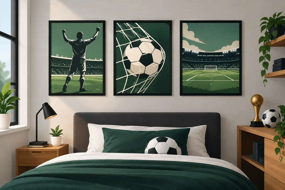 Football Bedroom Wall Art That Feels Personal