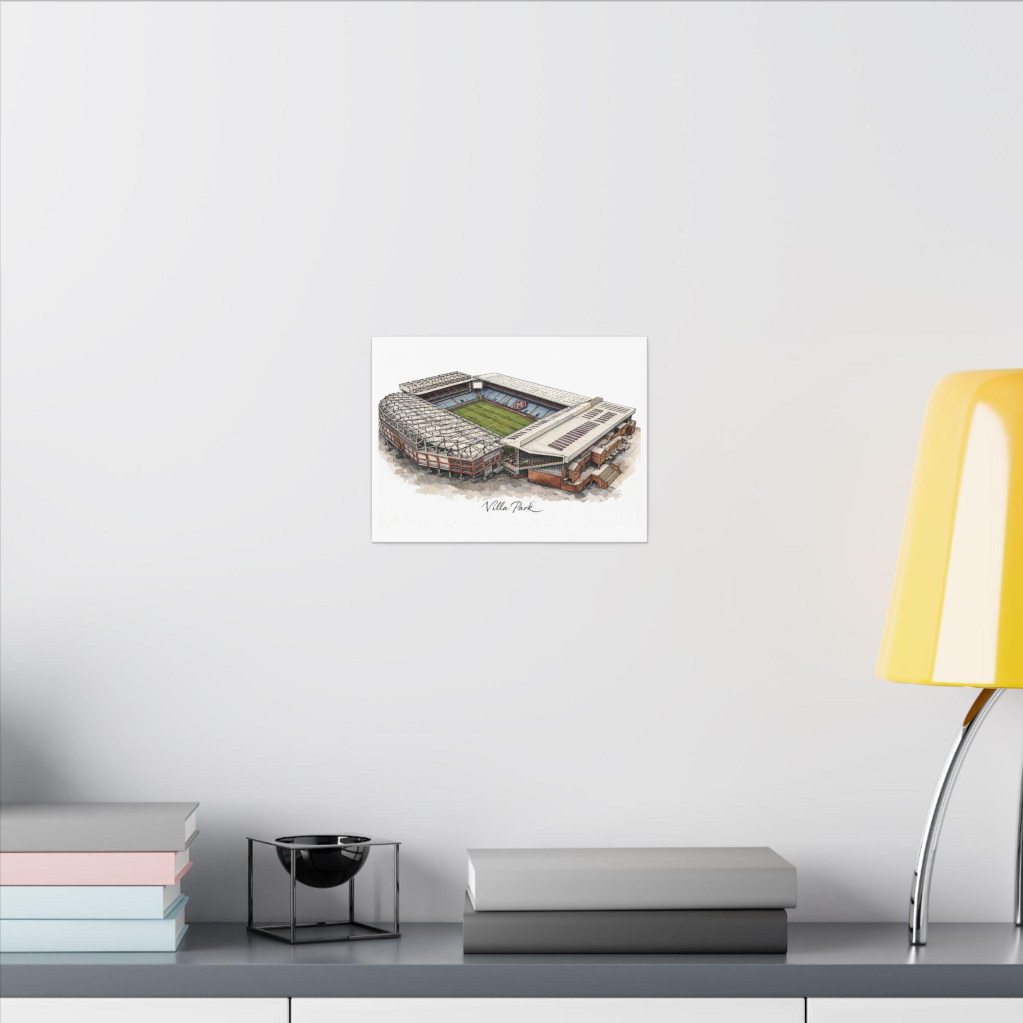 Villa Park Stadium Canvas Wall Art — Aerial Football Ground Print