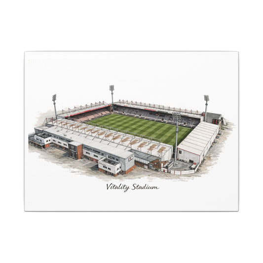 Vitality Stadium Canvas Print — Stretched Matte Wall Art