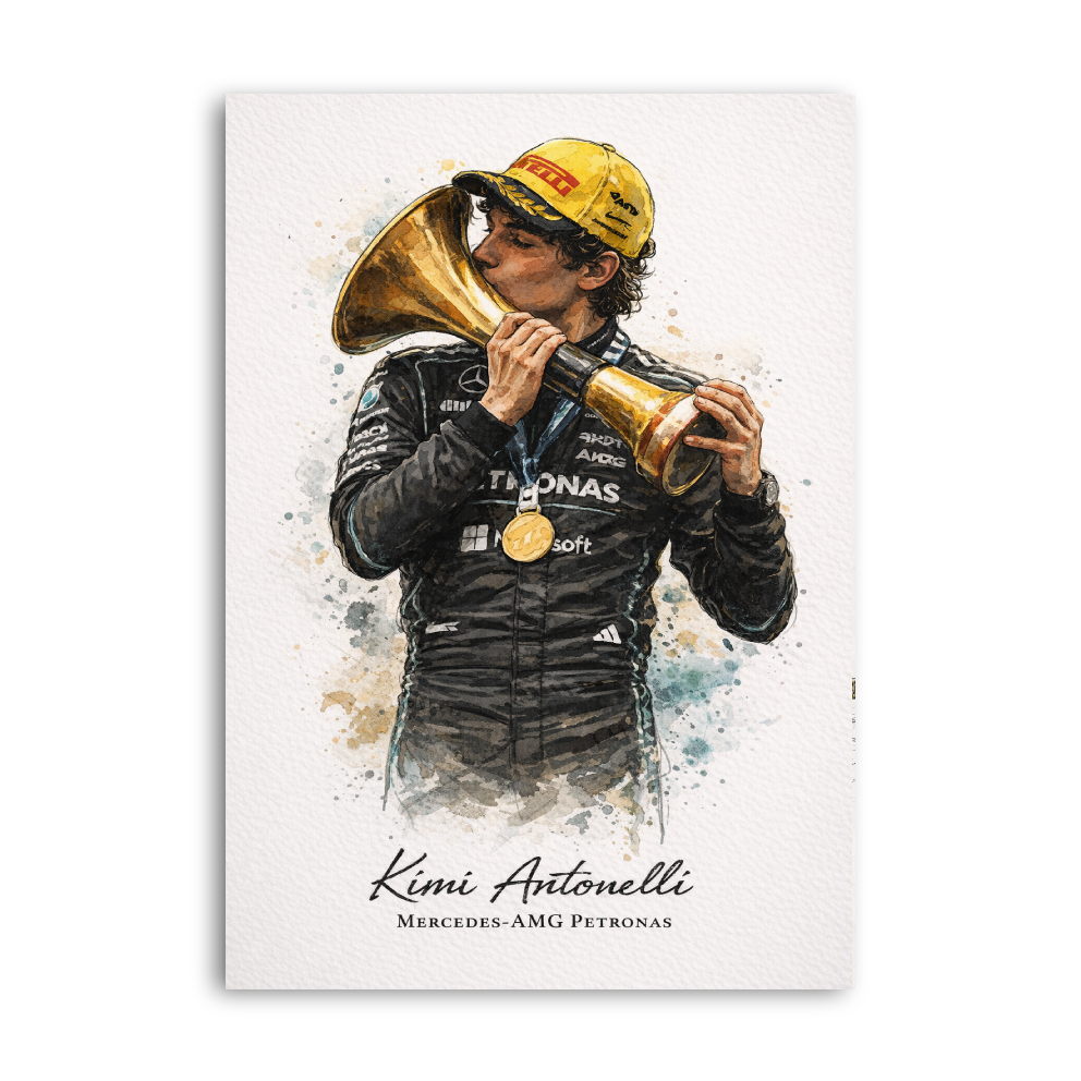 Kimi Antonelli – Mercedes-AMG Petronas Wall Art Print