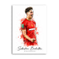 Sebastian Berhalter Middlesbrough watercolour art print A4