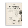 Dark Pikes Ibiza graphic poster with moon, neon poolside arches and disco motifs