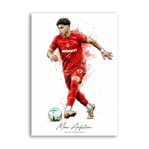 Arfsten Middlesbrough watercolour art print A4