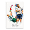 Dan Burn England Football Wall Art Print – “The Block” – A4 Unframed Poster