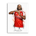 Eberechi Eze Arsenal watercolour art print A4