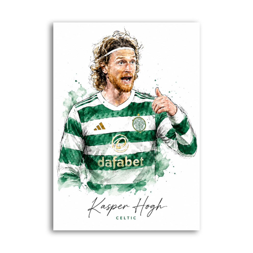 Kasper Høgh Celtic watercolour art print A4