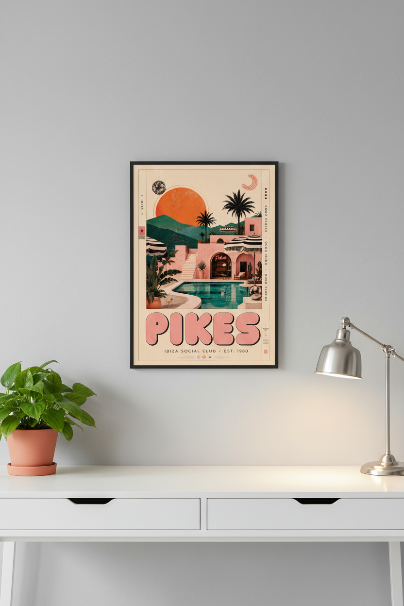 Ibiza Pikes lifestyle mockup