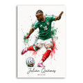 Julián Quiñones Mexico Watercolour Style A4 Print