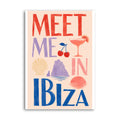 Meet Me In Ibiza Print – Ibiza Wall Art – A4 Poster