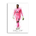 Nathan Trott Cardiff City watercolour art print A4