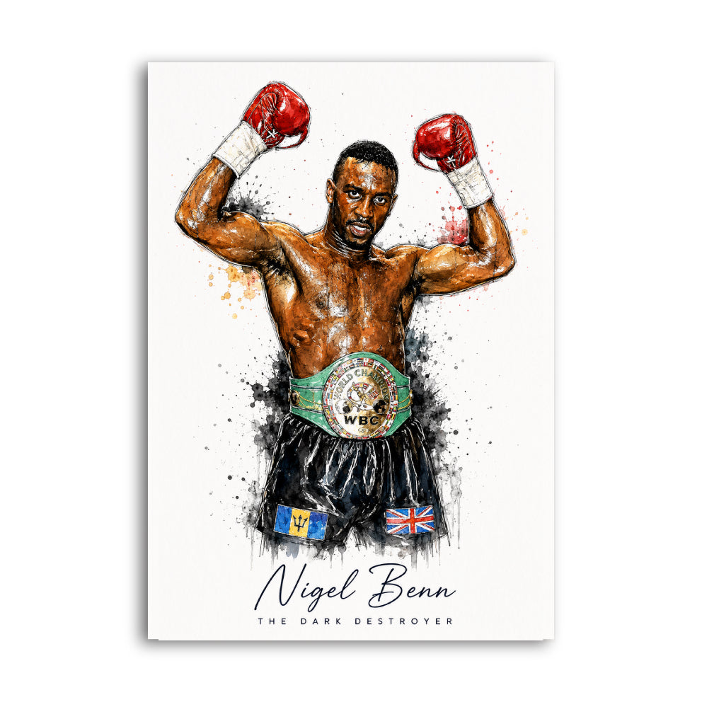 Nigel Benn Boxing Print