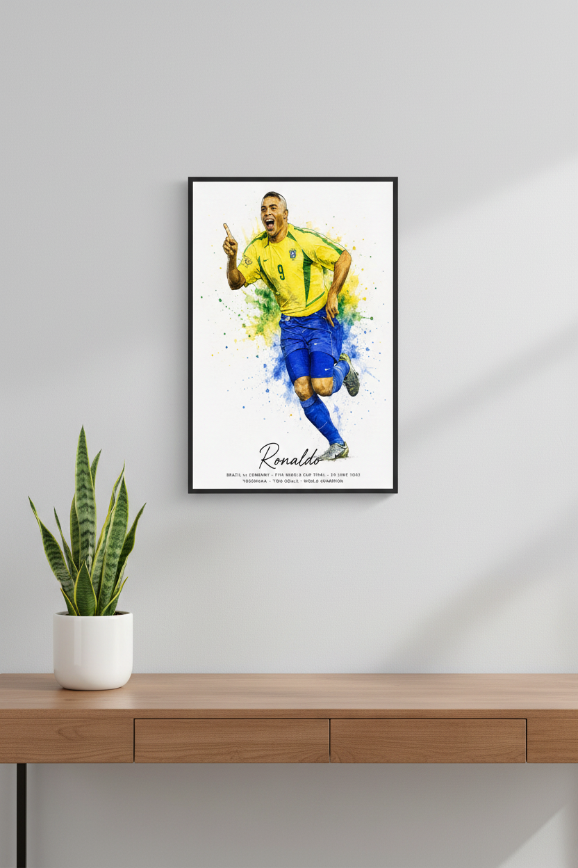 Ronaldo Brazil lifestyle mockup