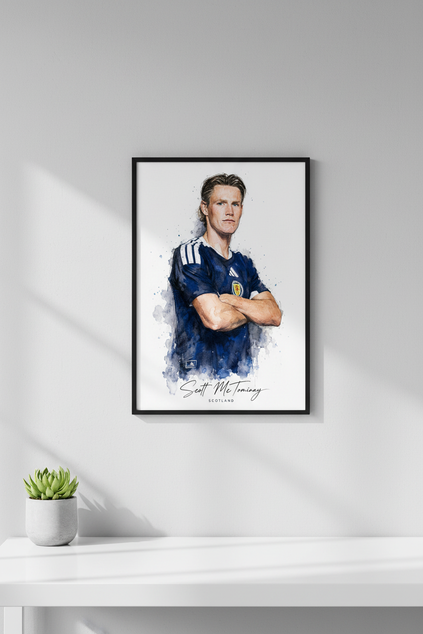 Scott McTominay lifestyle mockup