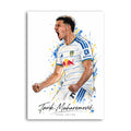 Illustrated Ethan Ampadu Leeds United football poster