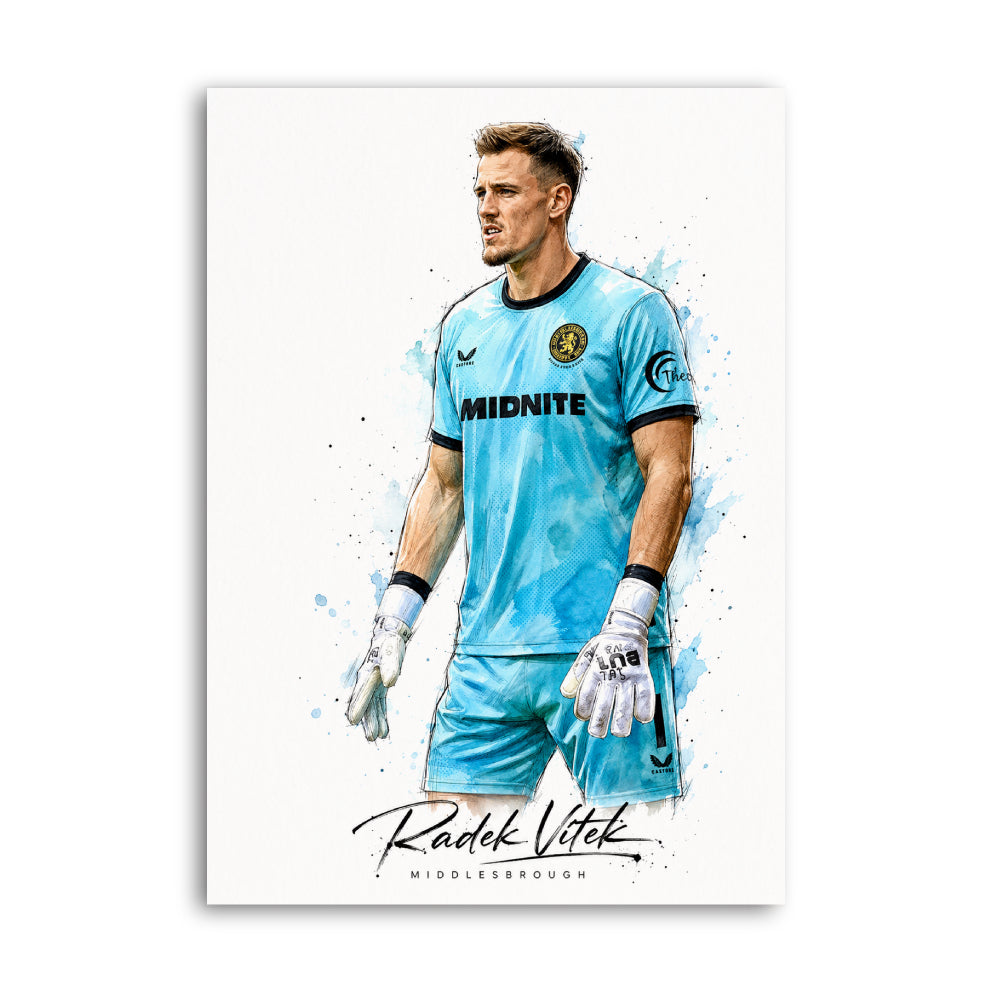 Radek Vitek – Middlesbrough FC Wall Art Print